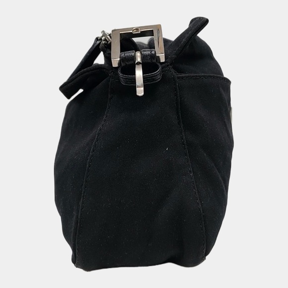 Fendi Neoprene Baguette Shoulder Bag Black Vintage - Picture 3 of 8
